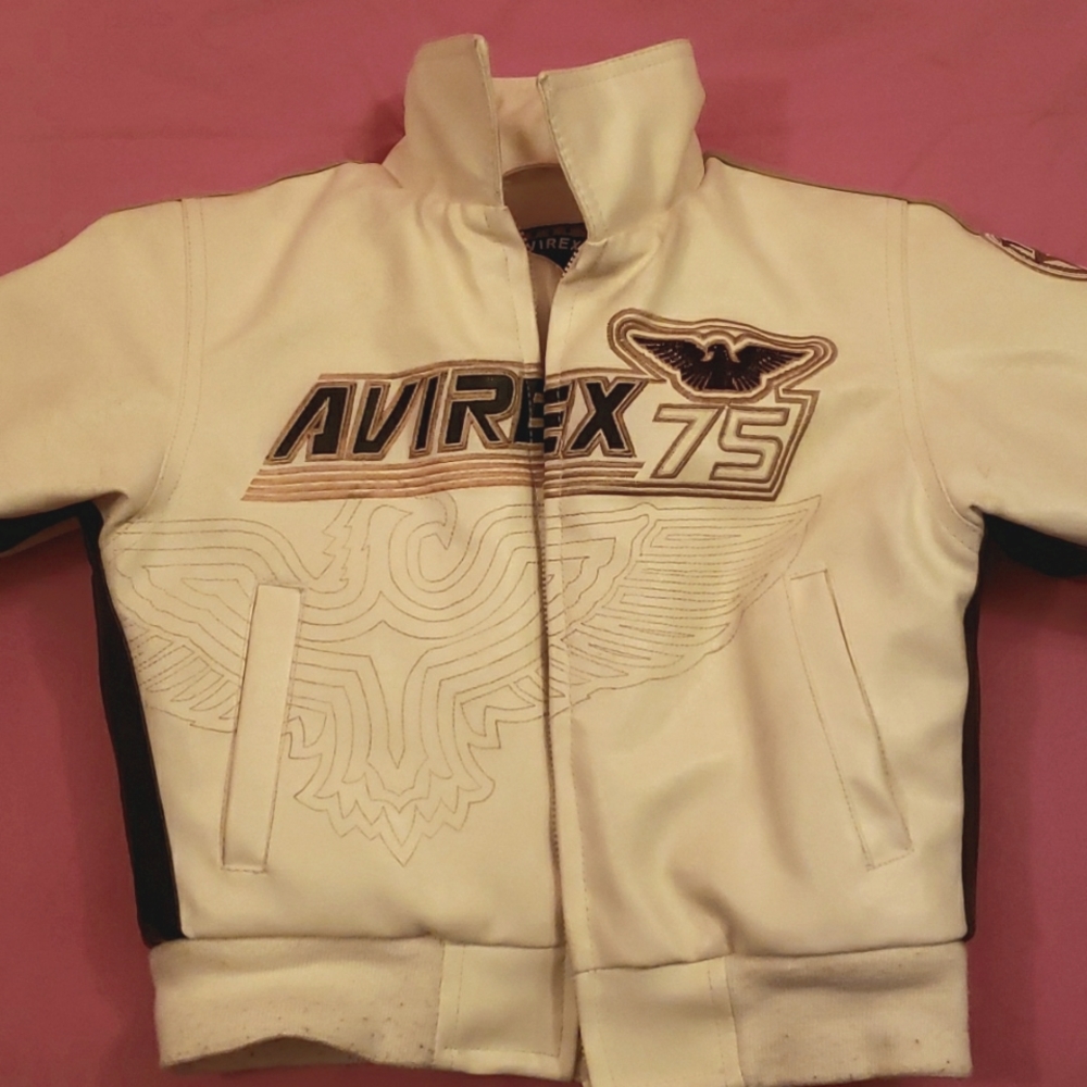 Avirex Leather Jacket size 4T (kids)